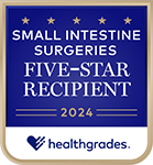 Healthgrades 5 Star Recipient - Small Intestine Surgeries